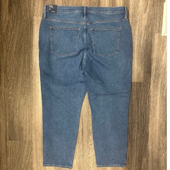 NWT J.Crew Classic Vintage Jean In All Day Stretch Azure Lake Wash Size 35 - Picture 7 of 8